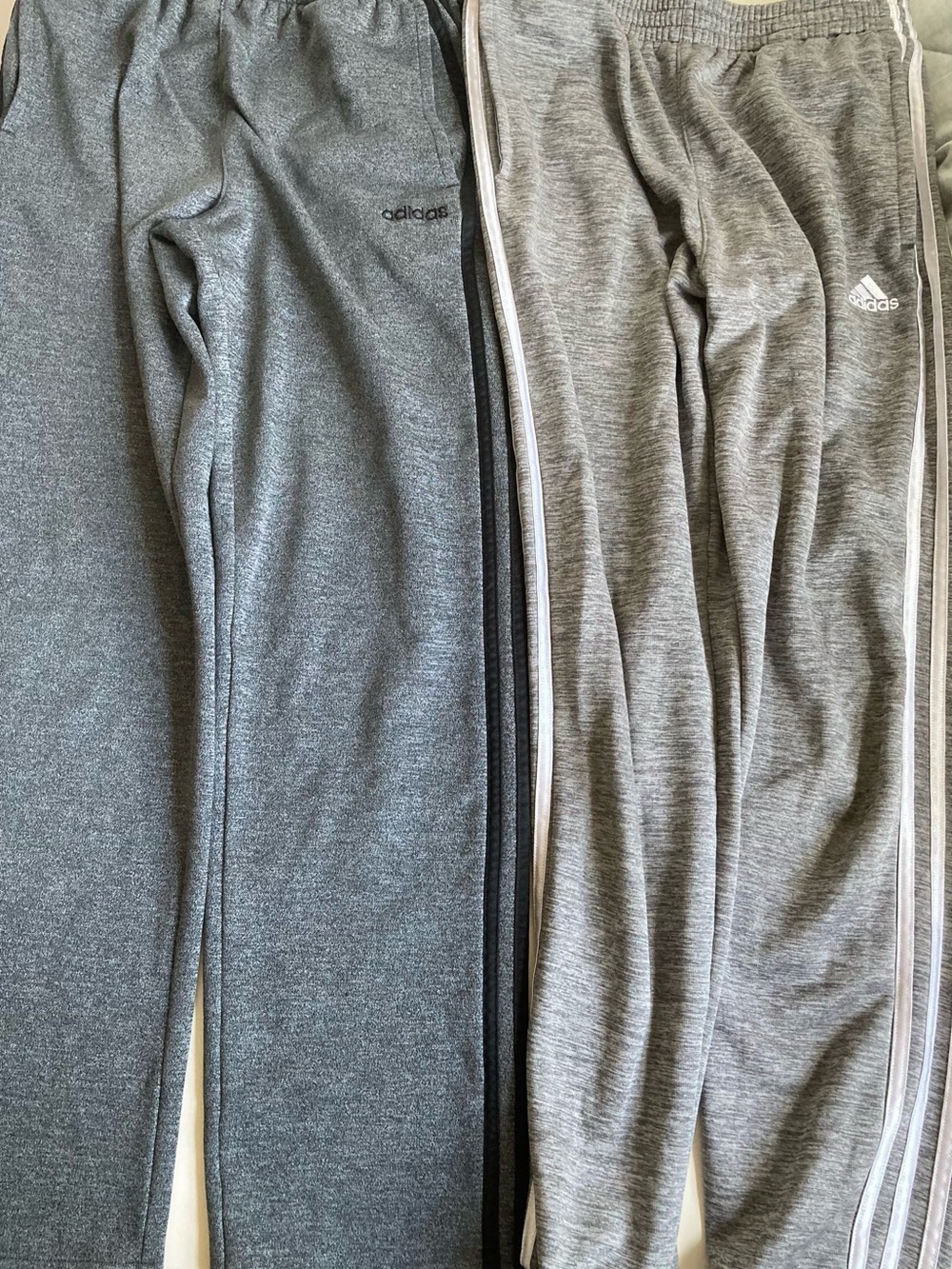 Two pairs of boys Adidas  active pants (soft inside!) 14 16 18 L XL